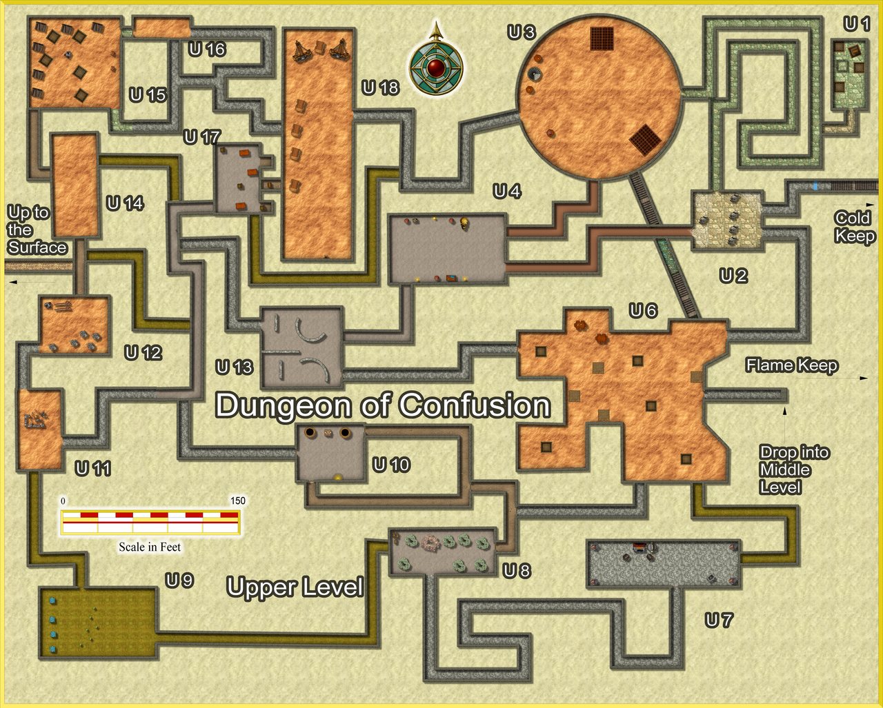 Nibirum Map: dungeon of confusion upper by JimP
